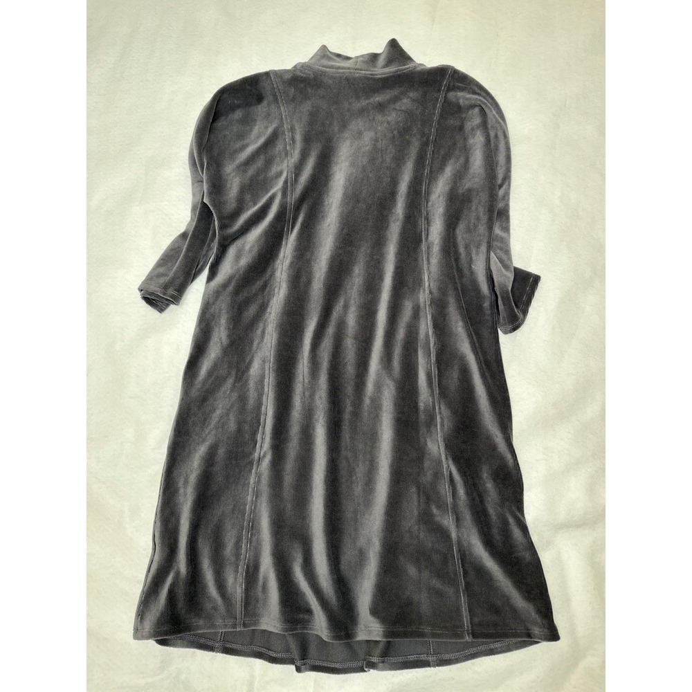 Pure Jill J. Jill Gray Corduroy Mock Neck Shift Dress Pockets Small - Picture 9 of 9